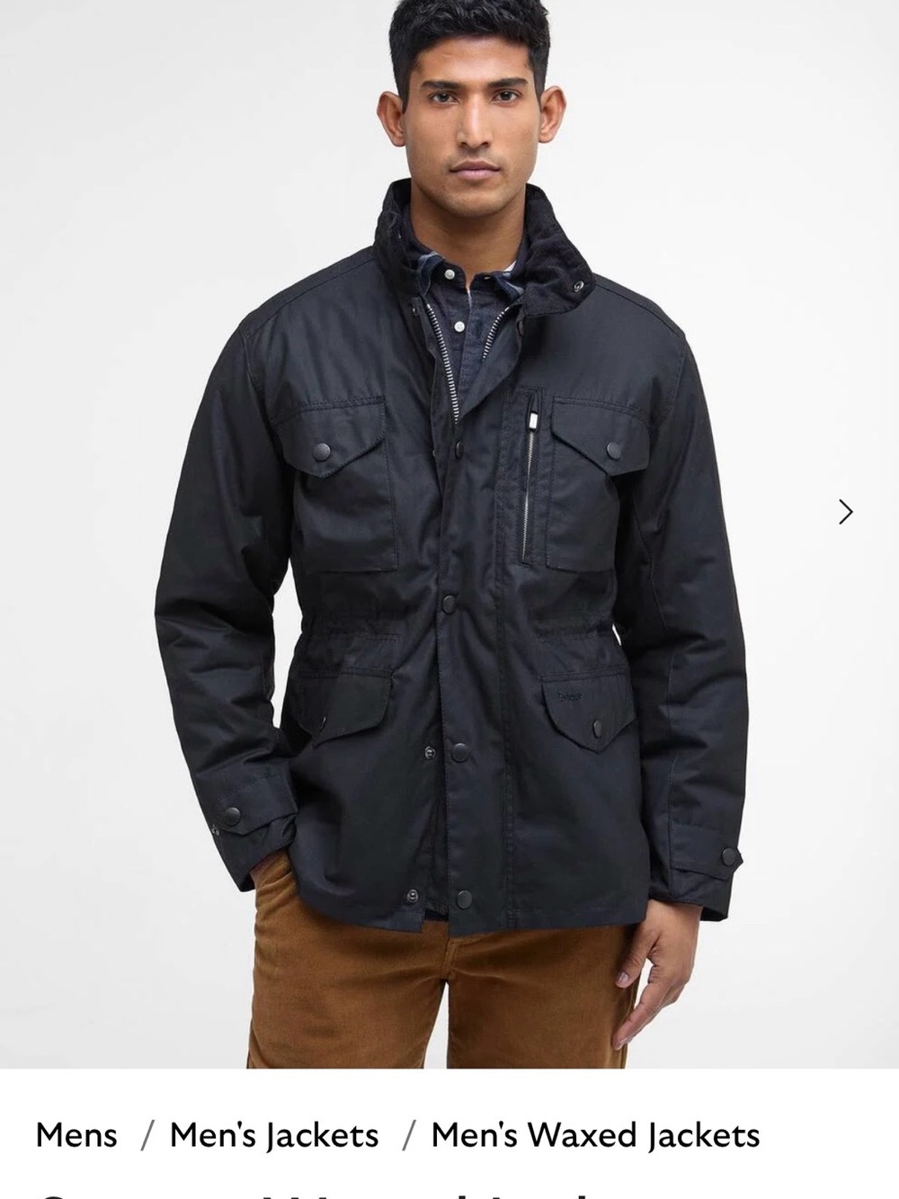 New with tags Barbour Sapper waxed weatherproof jacket size medium